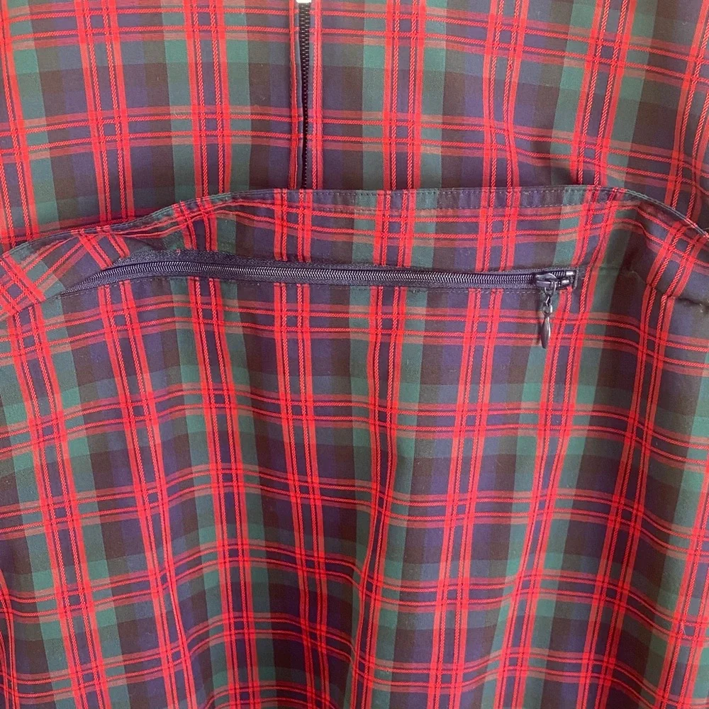 Liz Golf Plaid Half-Zip Women's Jacket - Picture 4 of 12